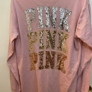 Pink long sleeve shirt